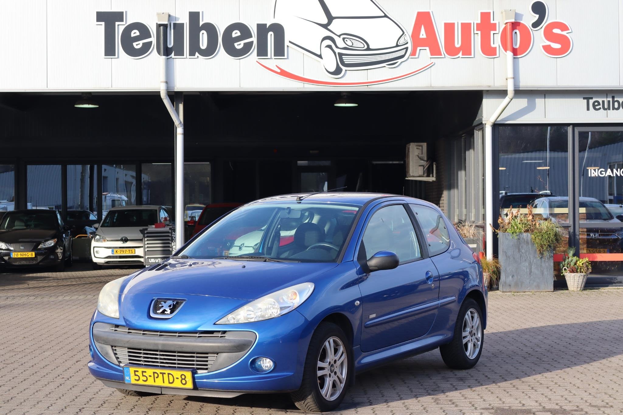 Peugeot 206 + 1.4 Millesim 200 Airco, Elektrische ramen, Lic, Auto's, Voorwielaandrijving, Stof, 4 cilinders, Blauw