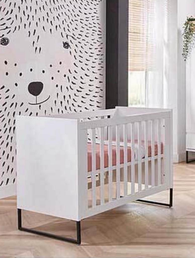 Interbaby Nottingham ledikant 60x 120 incl. Pretura matras, Ophalen of Verzenden, Gebruikt, Ledikant