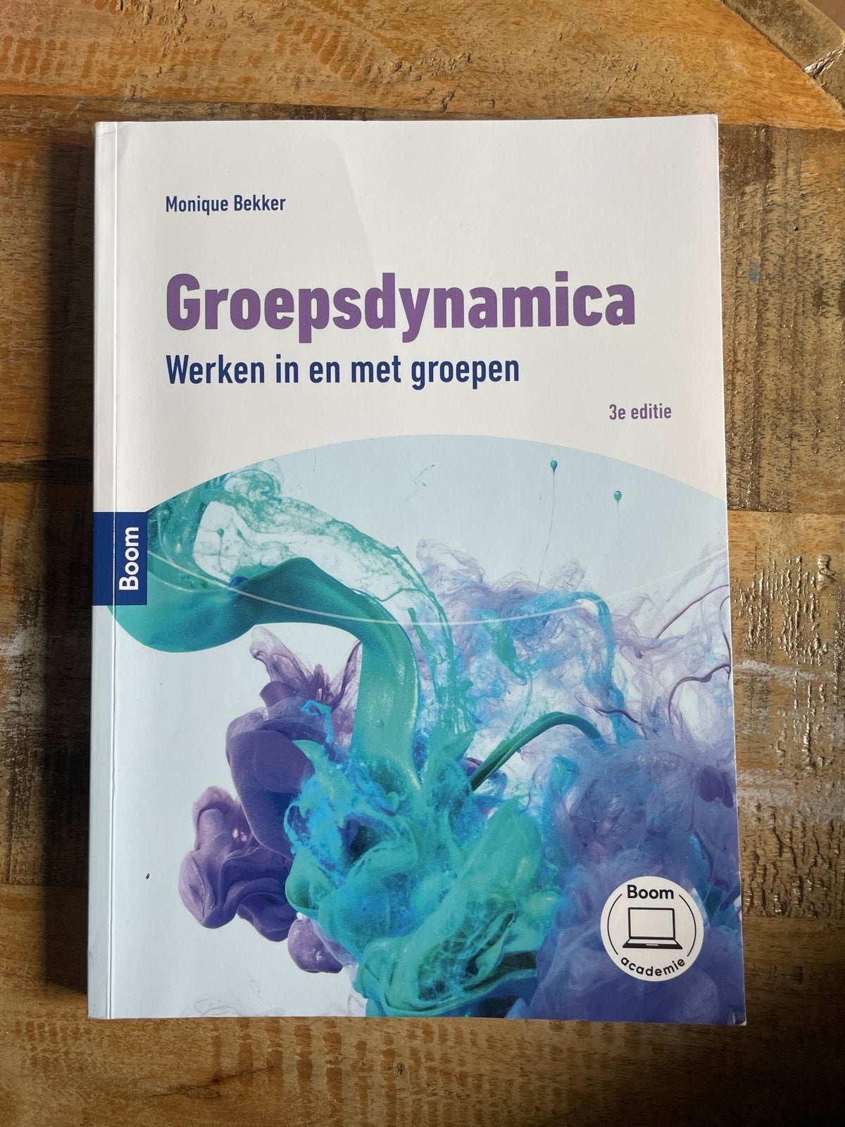 Groepsdynamica: Werken in en met groepen (3e editie), Boeken, Studieboeken en Cursussen, Ophalen of Verzenden, Gamma, Zo goed als nieuw