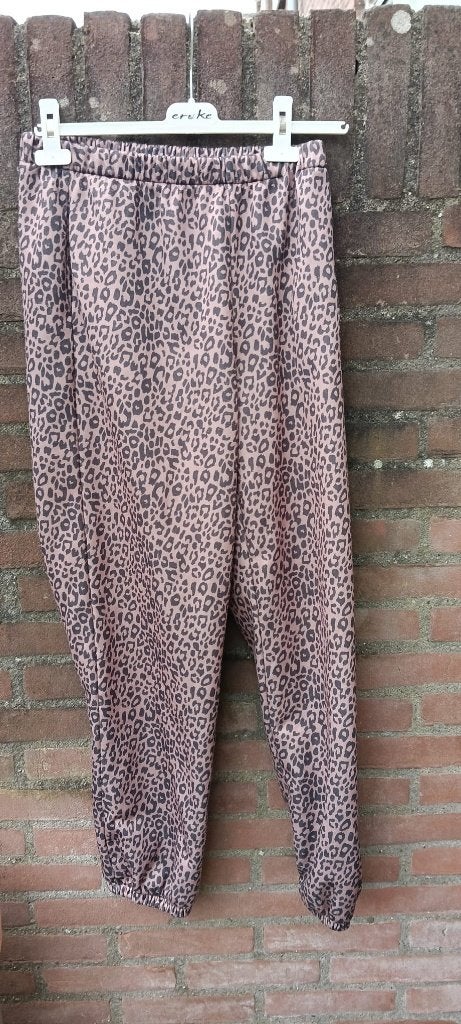 Dames Tijgerprint Broek Maat M, Maat 38/40 (M), Meerkleurig, Ophalen of Verzenden, Lang