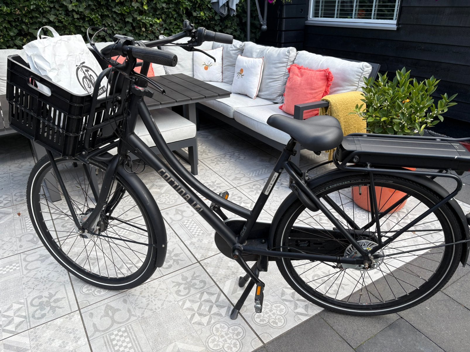 Cortina E U4 Electric Bike, Ophalen, Zo goed als nieuw, 47 tot 51 cm, Cortina