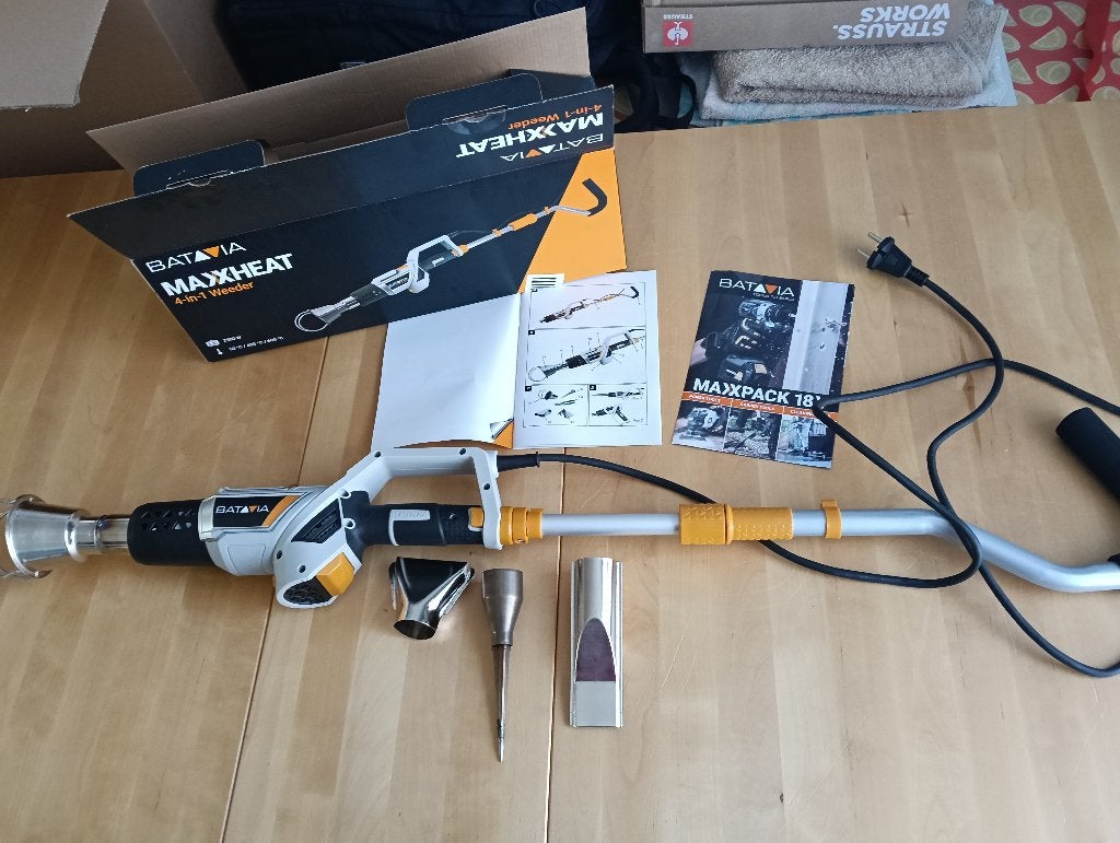 Batavia Maxxheat 4-in-1 Weeder 2500W, Incl. 5 opzetstukken, Ophalen of Verzenden, Zo goed als nieuw, Batavia