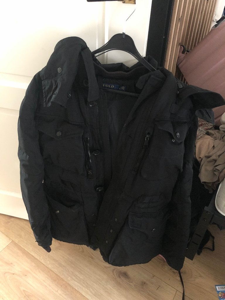 Polo Ralph Lauren zwarte herenjas nieuw, Maat 52/54 (L), Zwart, Ralph Lauren, Ophalen of Verzenden