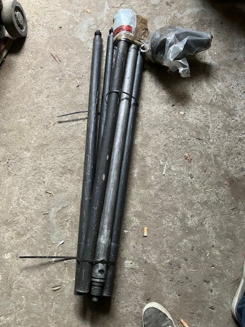 Pompstok tbv loop doorhalen afkomstig van NL leger tank., Ophalen, Landmacht, Nederland, Overige typen