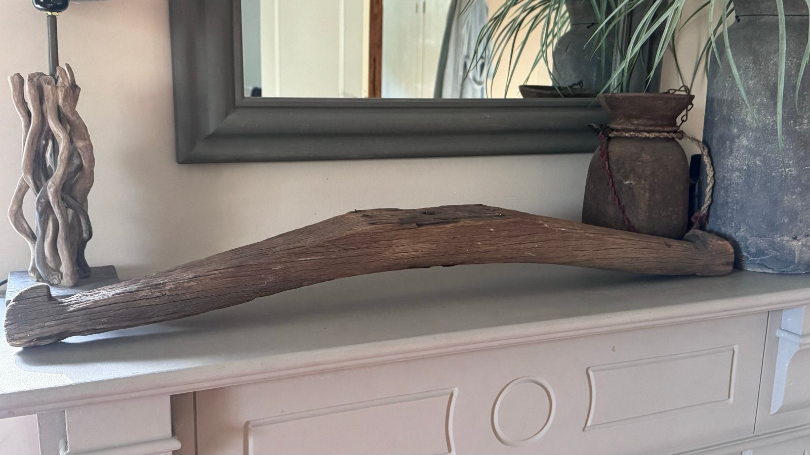 Decoratieve houten juk - Rustieke sfeer, Ophalen of Verzenden