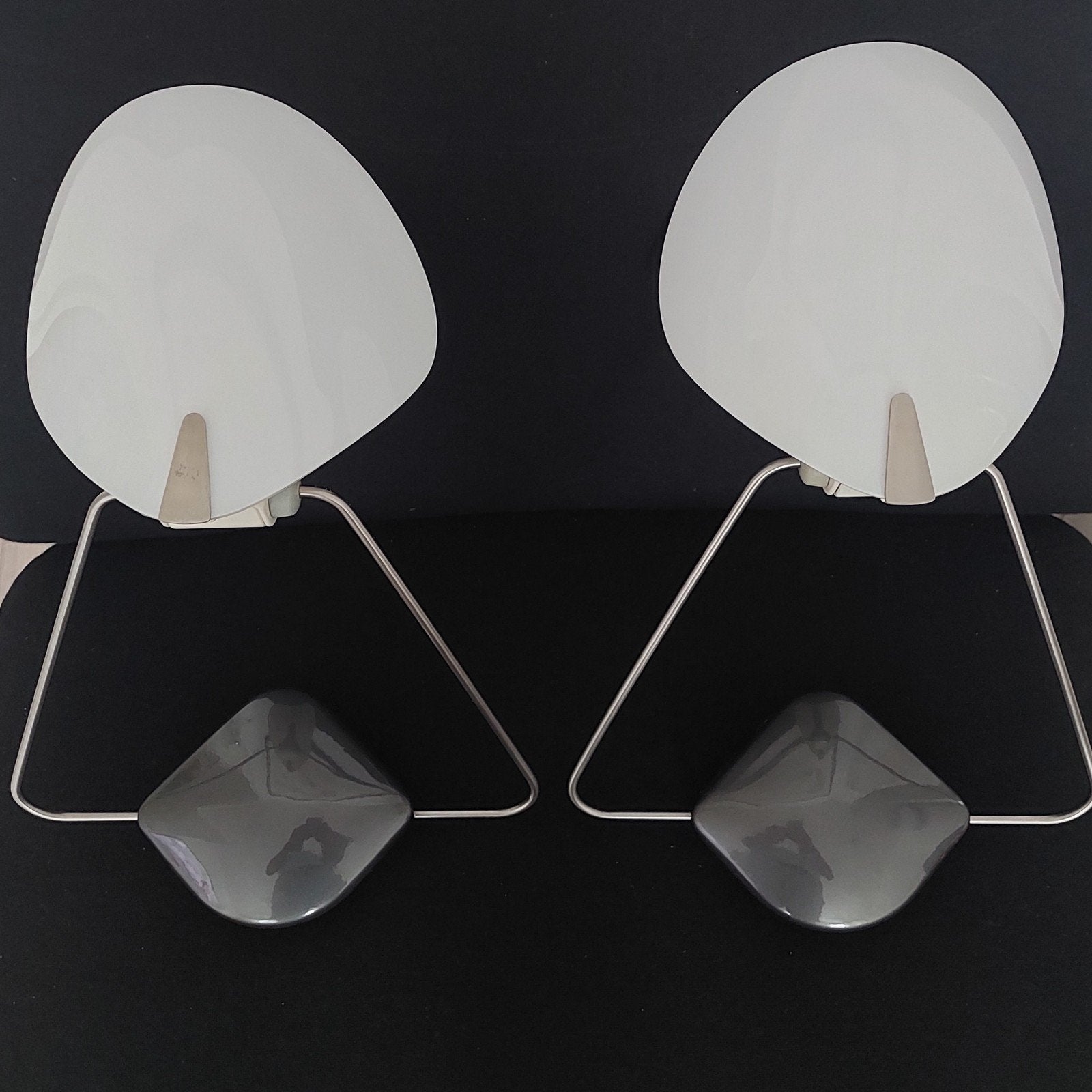 Set van 2 Arteluce Bali wandlampen – Paolo Rizzatto – 1977, Huis en Inrichting, Minder dan 50 cm, Ophalen of Verzenden, Zo goed als nieuw