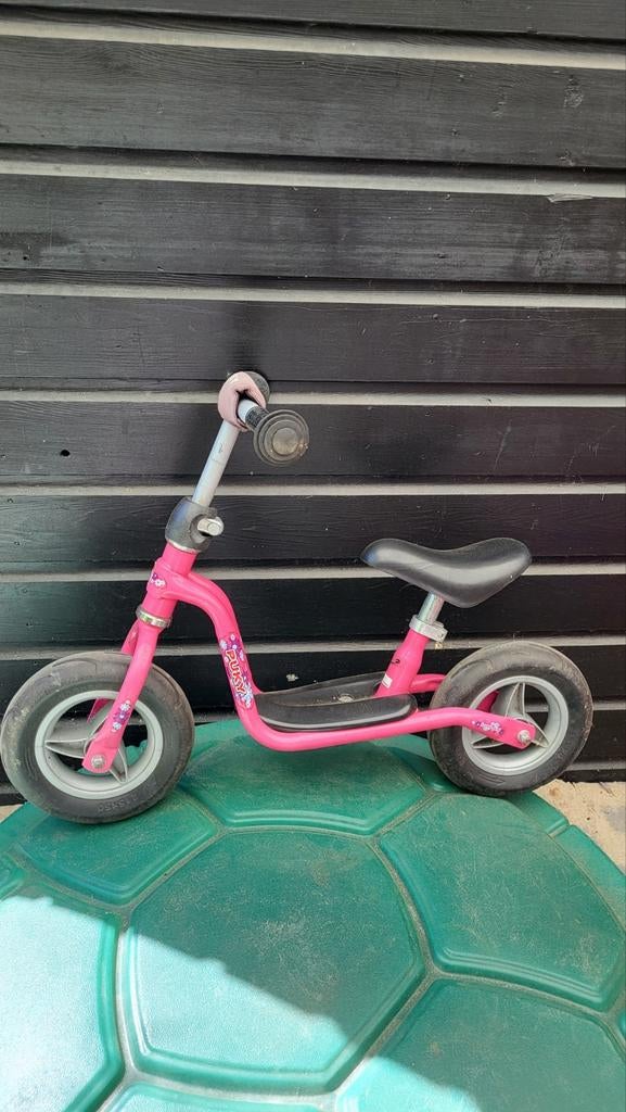 Puky loopfiets roze voor dreumes, Ophalen, Gebruikt, Loopfiets