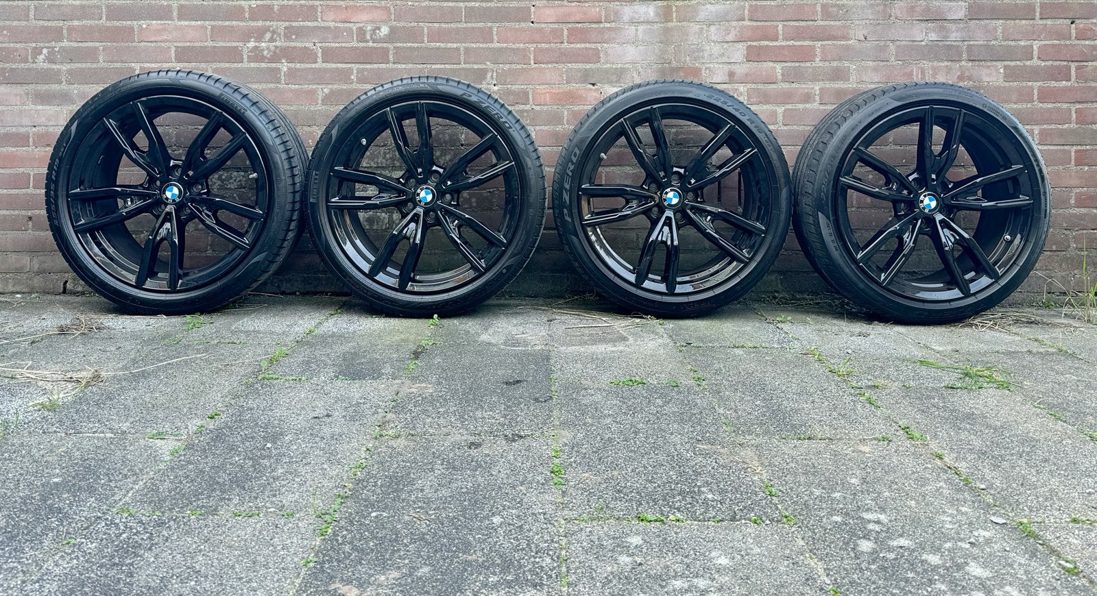 Breedset BMW 19 inch velgen (orgineel) met zomerbanden, Auto-onderdelen, Gebruikt, Banden en Velgen, Personenwagen, Ophalen