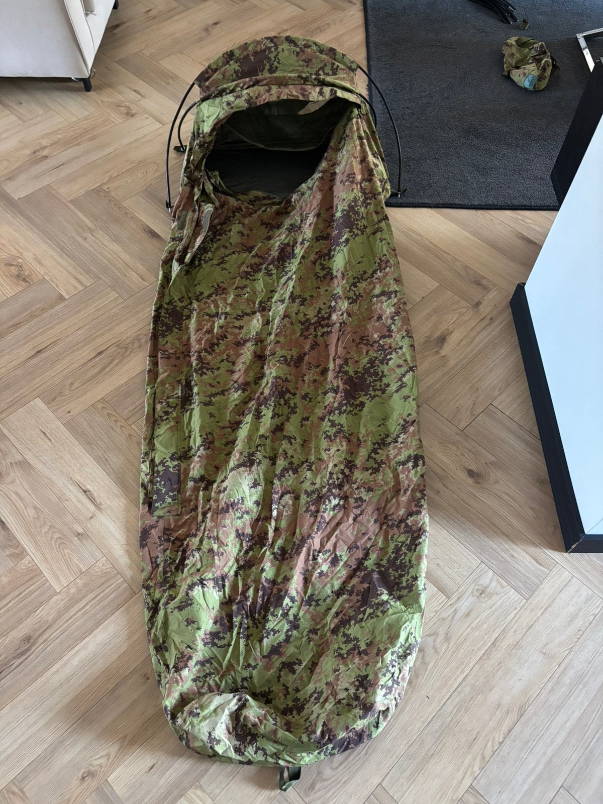 Defcon 5 bivakzak 1-persoons  Italiaanse camo – Nieuwstaat, Verzamelen, Ophalen of Verzenden