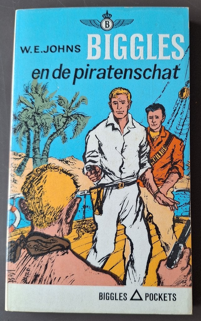 Biggles en de piratenschat - no 41 - W.E. Johns, Ophalen of Verzenden, Gelezen, W.E. Johns