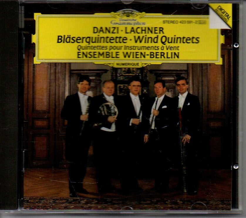 Danzi · Lachner - Bläserkwintetten - Ensemble Wien-Berlin CD, Inclusief boekje, Kamermuziek, Overige componisten, Ophalen of Verzenden
