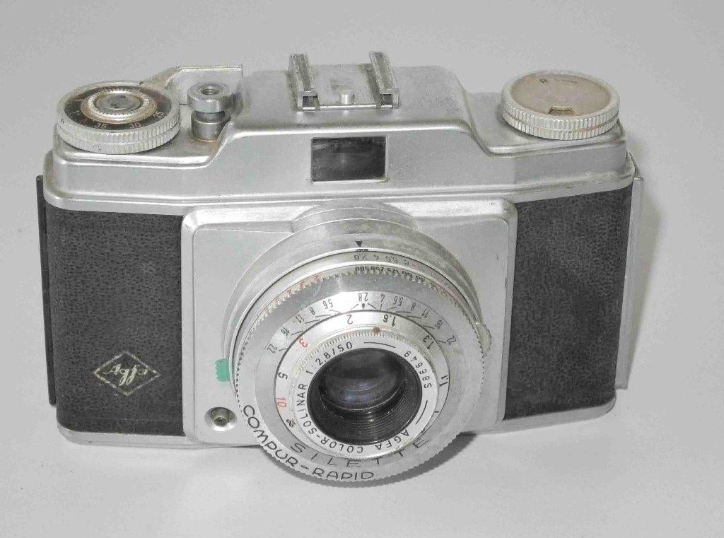 Agfa Silette met Color-Solinar 50mm, Audio, Tv en Foto, Fotocamera's Analoog, Ophalen of Verzenden, Gebruikt, Compact, Overige Merken
