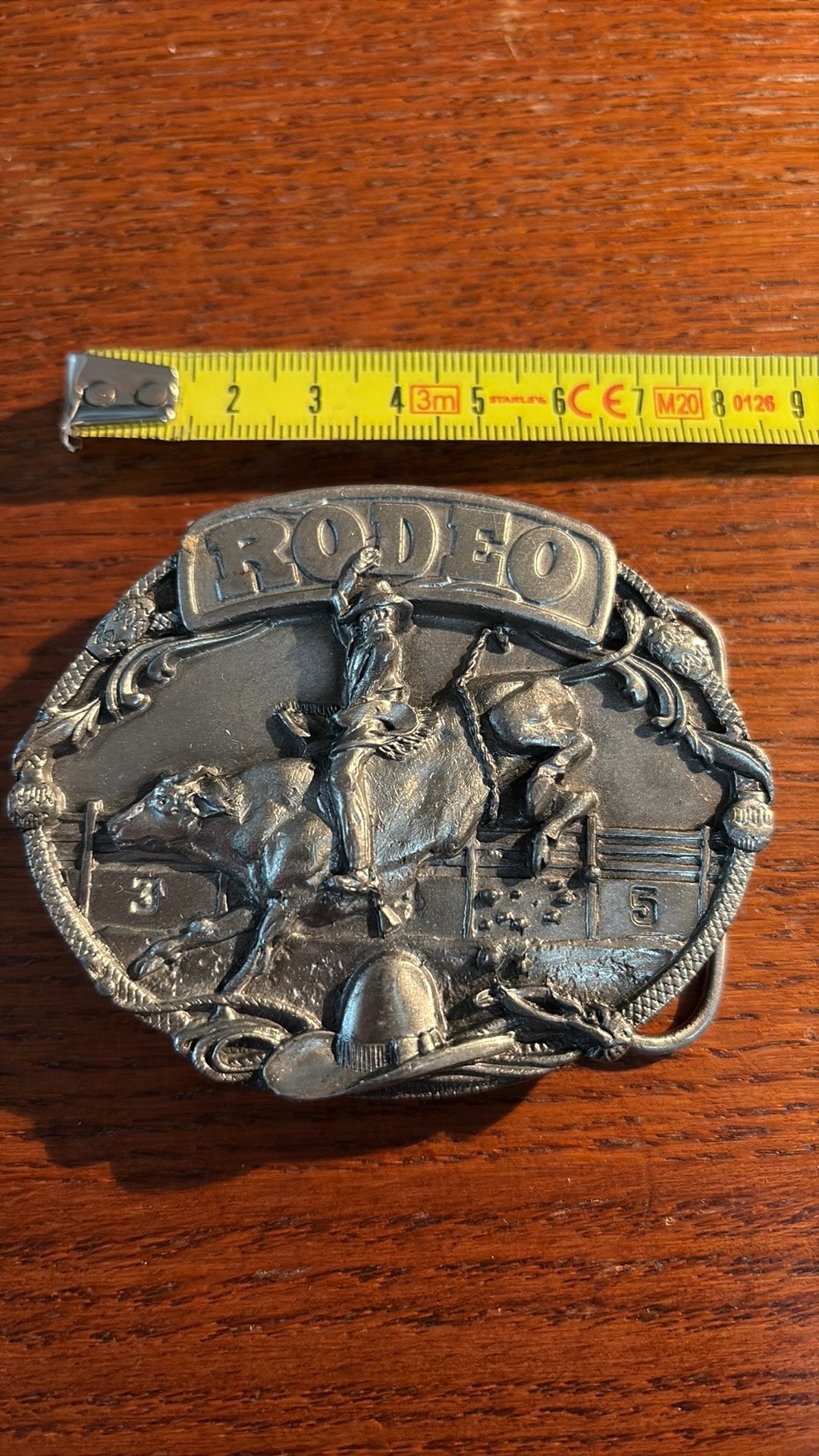 Buckle riemgesp rodeo country en western incl verzenden, Losse buckle of gesp, Overige kleuren, Verzenden, Minder dan 95 cm