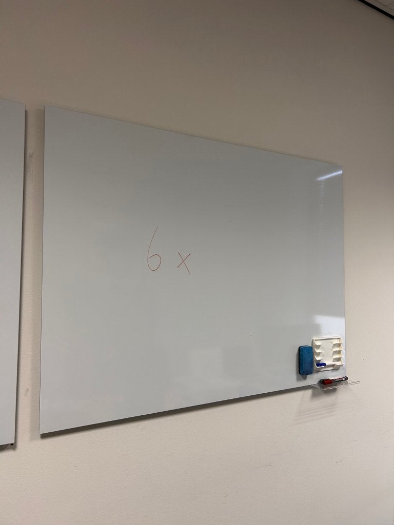 Whiteboard Slimline Series Magnetic 90x120 cm 6 stuks, Diversen, Schoolborden, Ophalen, Zo goed als nieuw, Whiteboard