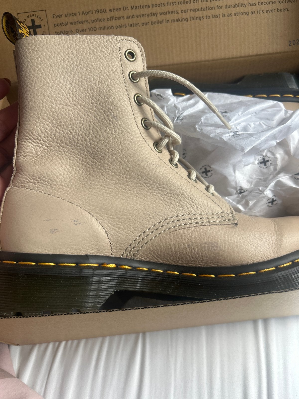 Dr. Martens Pascal Zacht Leer Laarzen Maat 39, Kleding | Dames, Ophalen of Verzenden, Zo goed als nieuw, Overige kleuren, Lage of Enkellaarzen