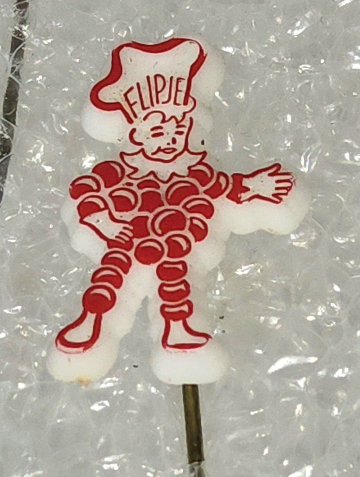Vintage Flipje Tiel Speldje - Fruitbaasje uit Tiel, Ophalen of Verzenden, Gebruikt, Overige onderwerpen, Speldje of Pin