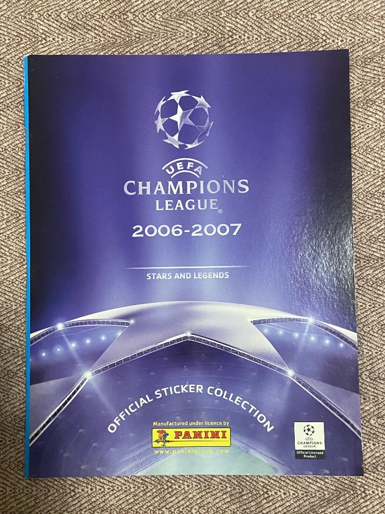 Plaatjes Panini Champions League 06/07, 07/08, 08/09 Aangebo, Ophalen of Verzenden, Zo goed als nieuw, Buitenlandse clubs, Poster, Plaatje of Sticker