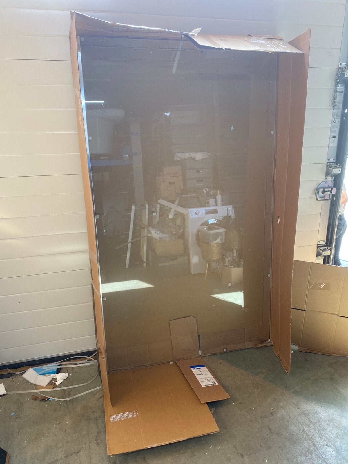 Wiesbaden glazen douchewand nano glas 200x120 cm, Ophalen, Nieuw, Glas, Douche