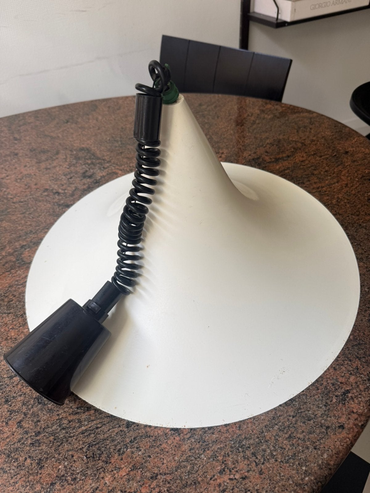 Vintage Heksenhoed Hanglamp | Retro Design | Verstelbaar, Ophalen, Gebruikt, E27 (groot), Metaal