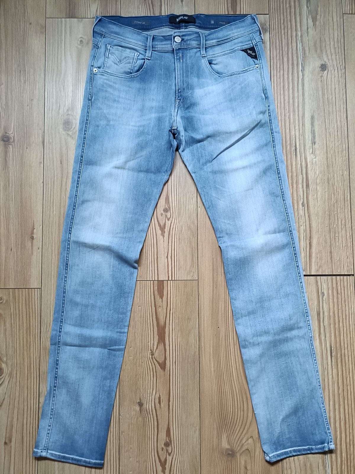 Replay anbass hyperflex maat 32-34, Ophalen of Verzenden, Zo goed als nieuw, Blauw, W32 (confectie 46) of kleiner