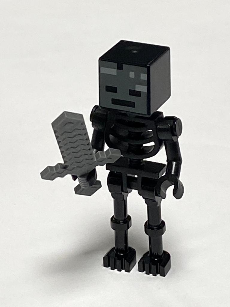 Lego Minecraft Minifiguur min090 Wither Skeleton met zwaard, Kinderen en Baby's, Speelgoed | Duplo en Lego, Nieuw, Lego, Minifiguur