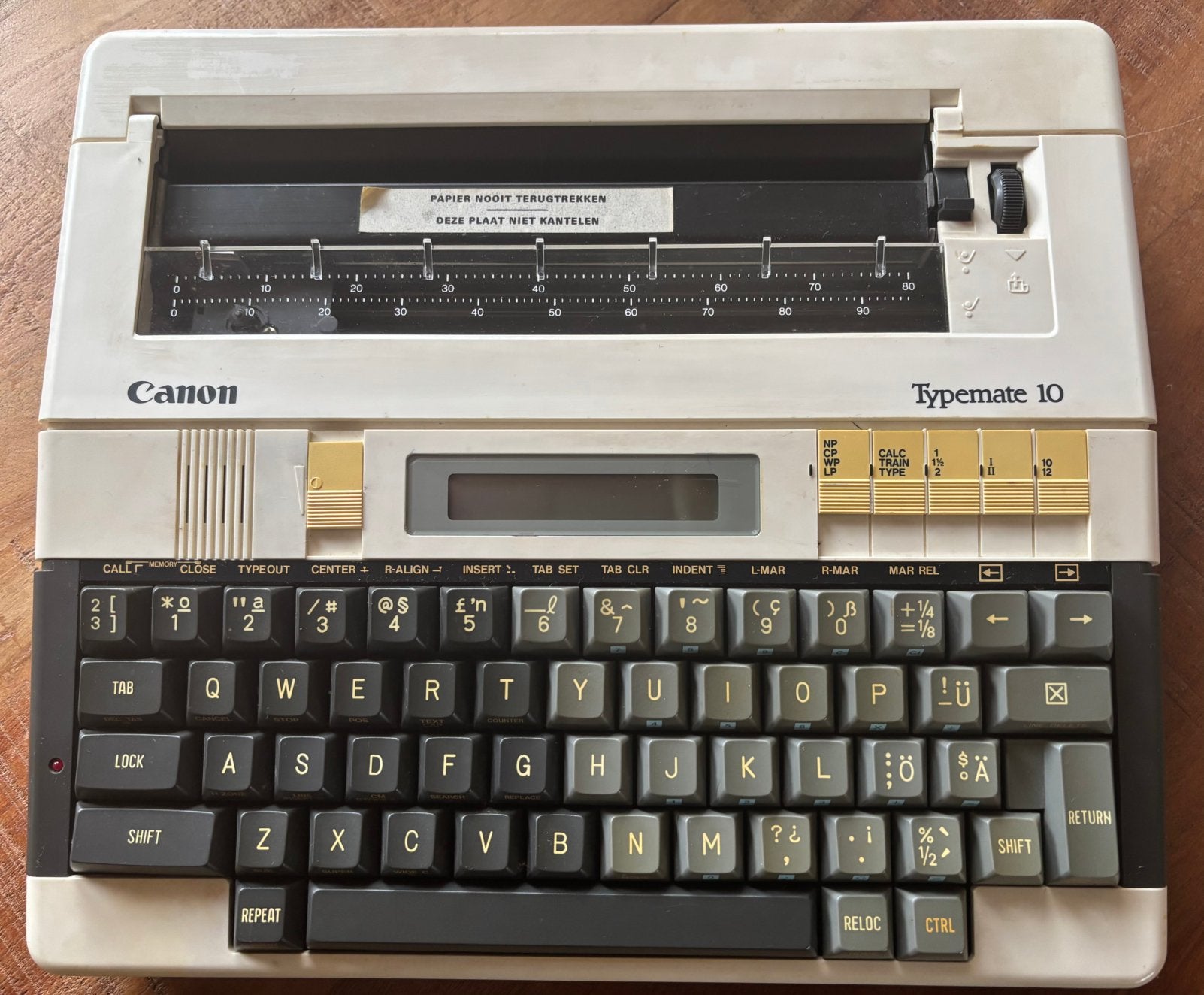 Vintage Canon typemachine, Diversen, Typemachines, Ophalen, Gebruikt