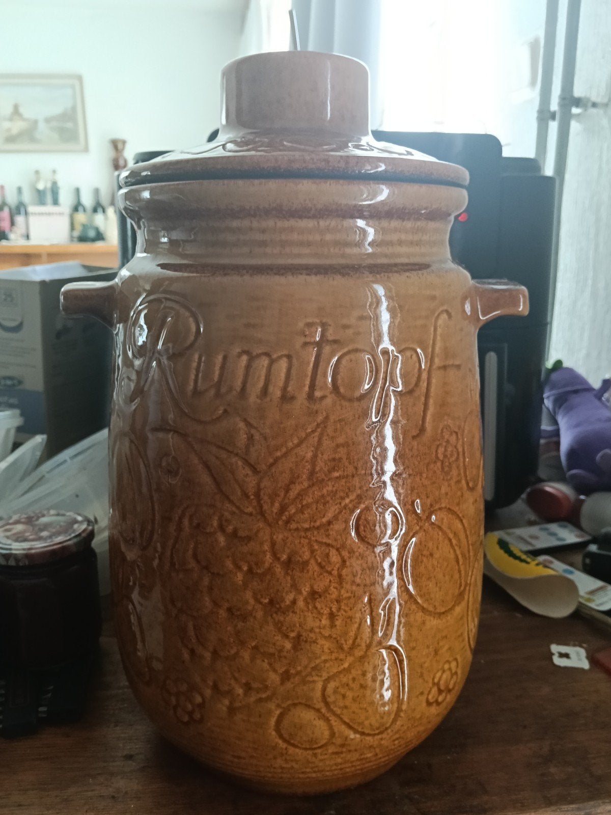 Vintage Rumtopf 204-28 - Aardewerk Keukenpot, Ophalen