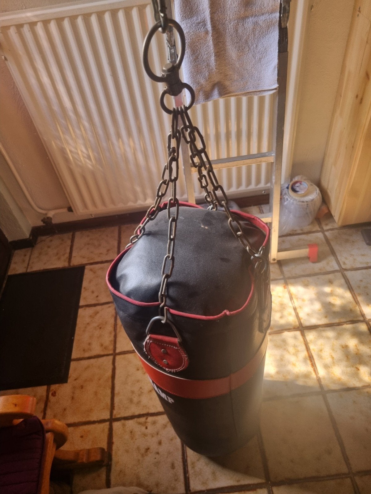 Boksbal World Champ 93 cm hoog, 30 cm breed, Ophalen, Gebruikt, Boksbal