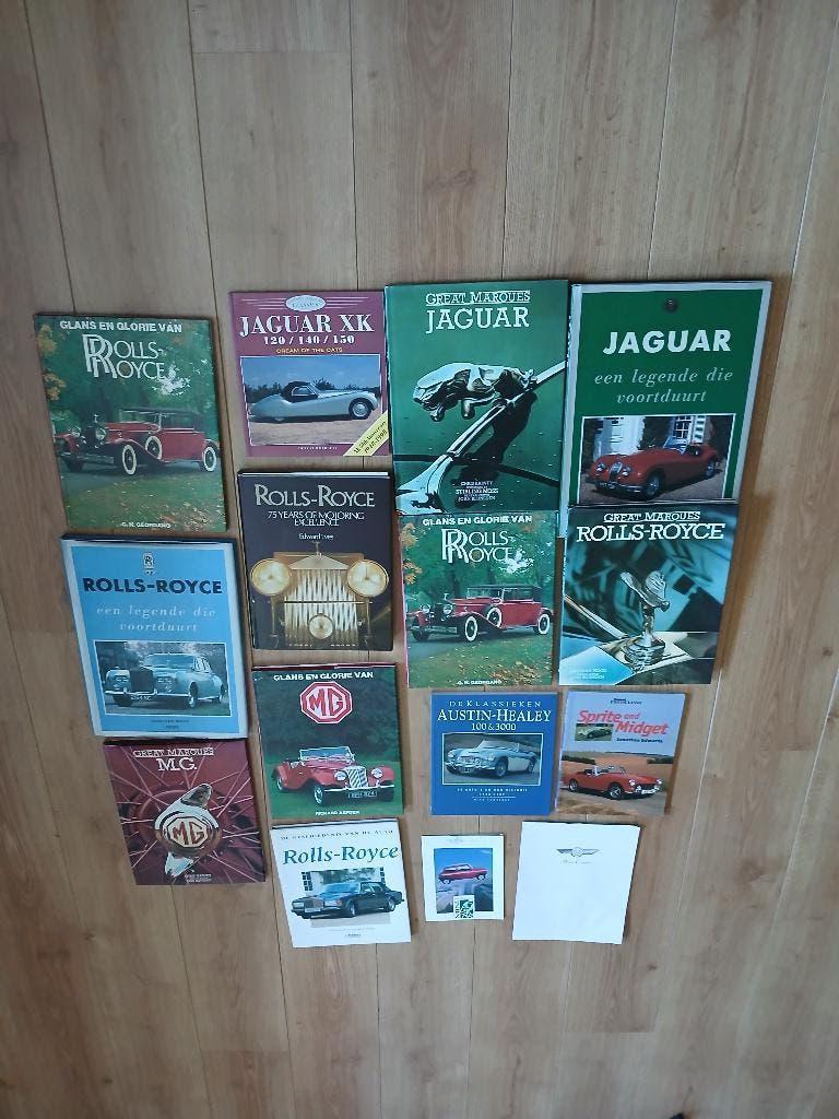 Boeken Jaguar .Rolls .Austin en MG, Boeken, Auto's | Boeken, Diverse, Ophalen of Verzenden, Zo goed als nieuw, Overige merken