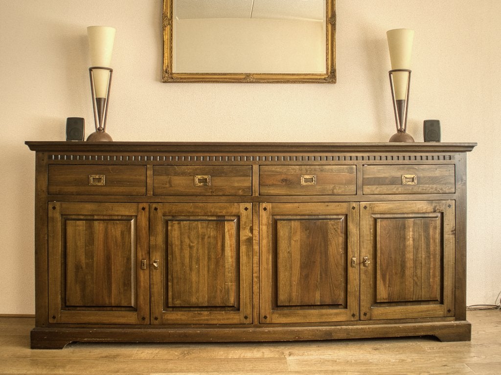 Prachtig koloniaal dressoir Nantes - zeer degelijk, Ophalen, Gebruikt, Koloniaal, Met lade(s)