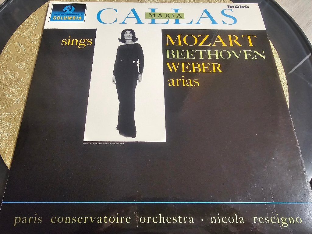Maria Callas Sings Mozart Beethoven Weber Arias, Ophalen of Verzenden, Classicisme, Zo goed als nieuw, 12 inch