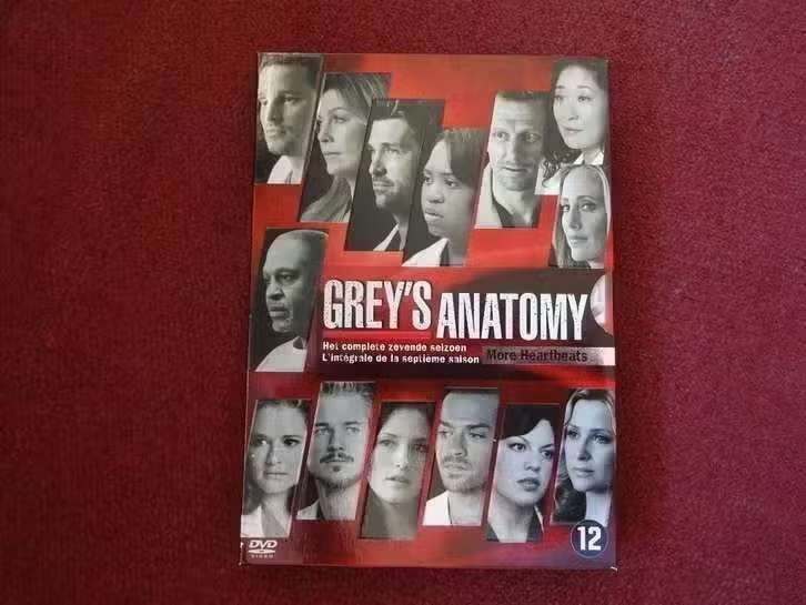 6 DVD 's Grey's Anatomy - Seizoen 7, Cd's en Dvd's, Engels, Nederlands, Drama, Seizoen 7