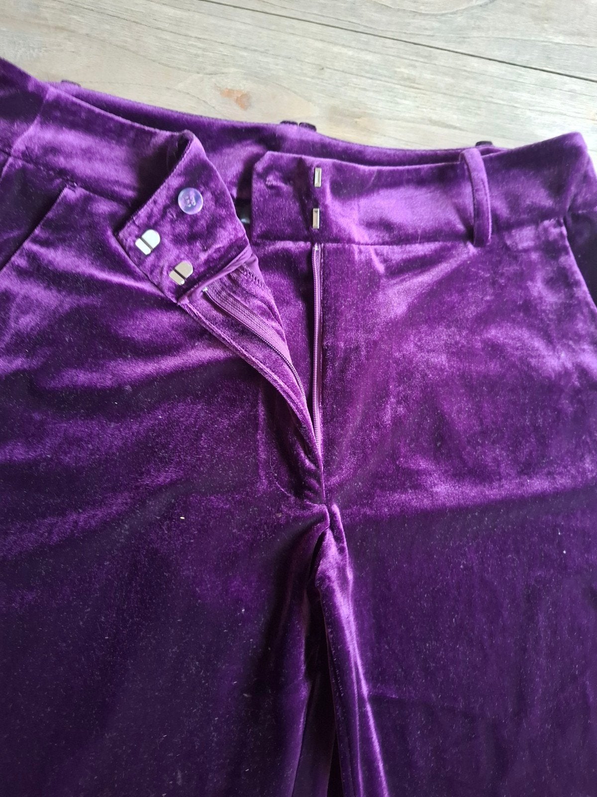 Expresso fluwelen broek maat 40 paars, Maat 38/40 (M), Expresso, Paars, Ophalen of Verzenden