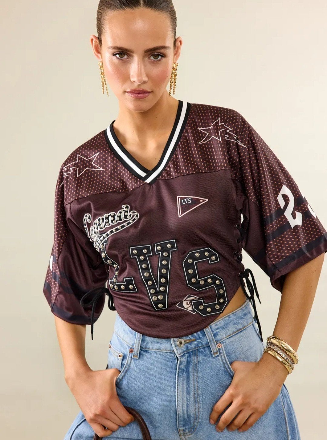 gezocht: cropped baseball tee rhythm & glam XL, Ophalen of Verzenden, Zo goed als nieuw, Maat 46/48 (XL) of groter, Korte mouw