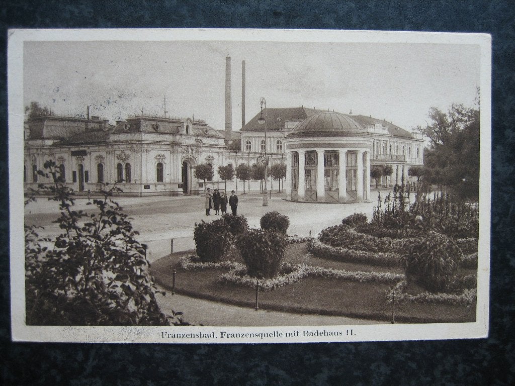 FRANZENBAD Tsjechie Feldpoat duitsland 1942 Treinstempel, Ophalen of Verzenden, Voor 1920, Overig Europa
