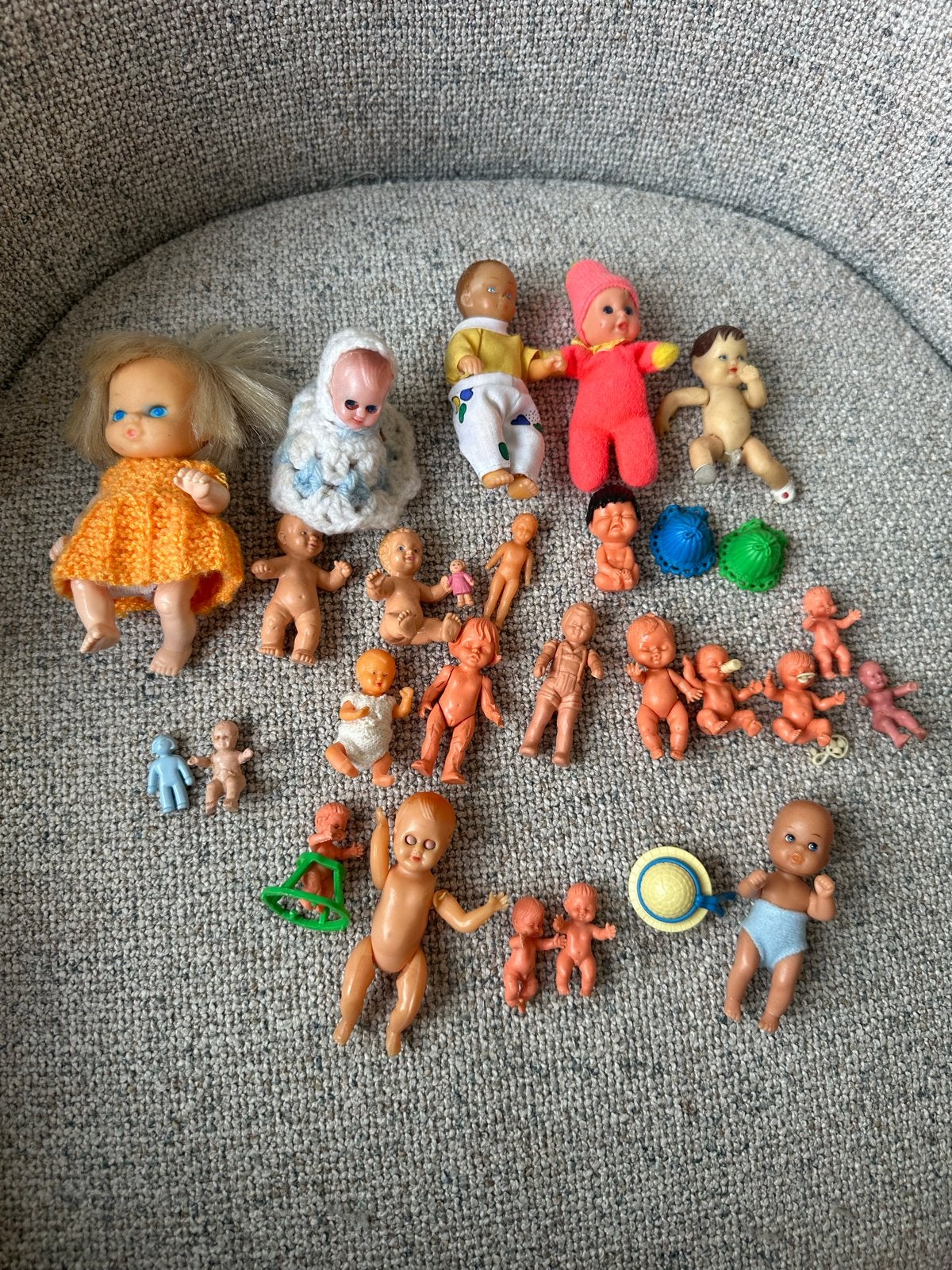 Grote collectie vintage antieke poppen en babypoppen, Verzamelen, Poppen, Ophalen of Verzenden, Gebruikt, Pop