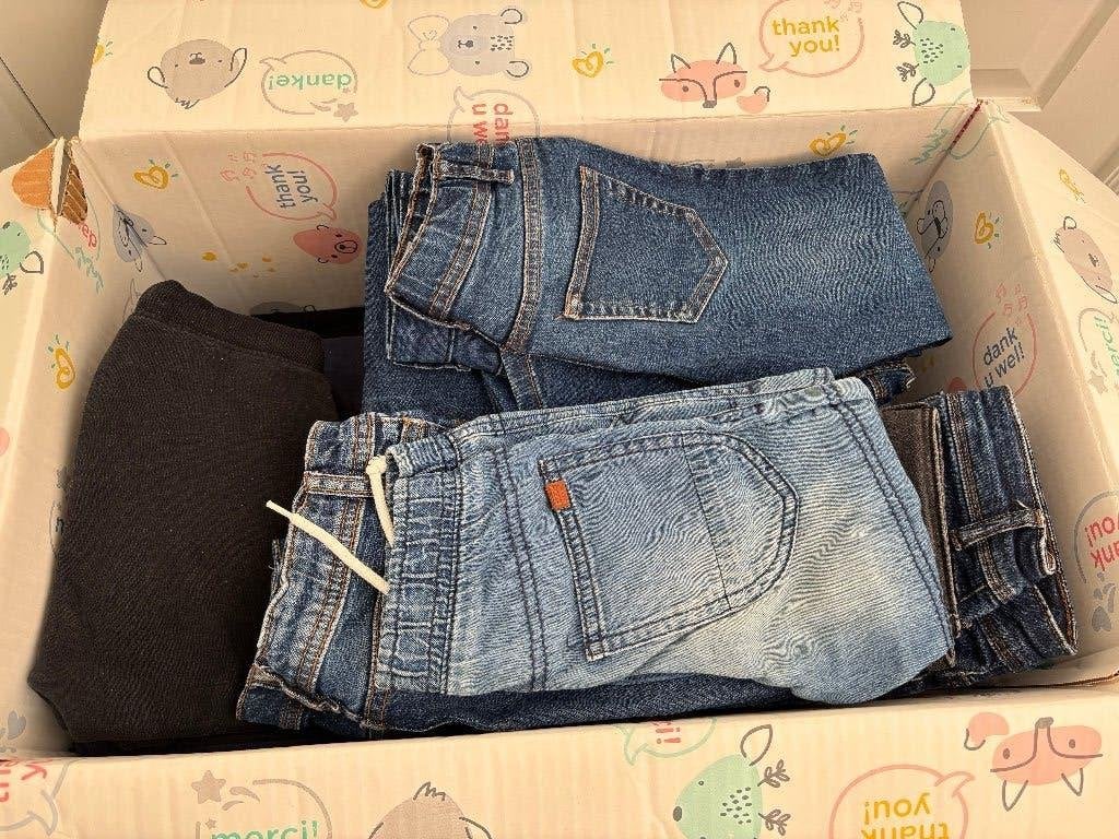 Gratis kinderbroeken, voor stof of reparatie, Ophalen, Gebruikt, One size
