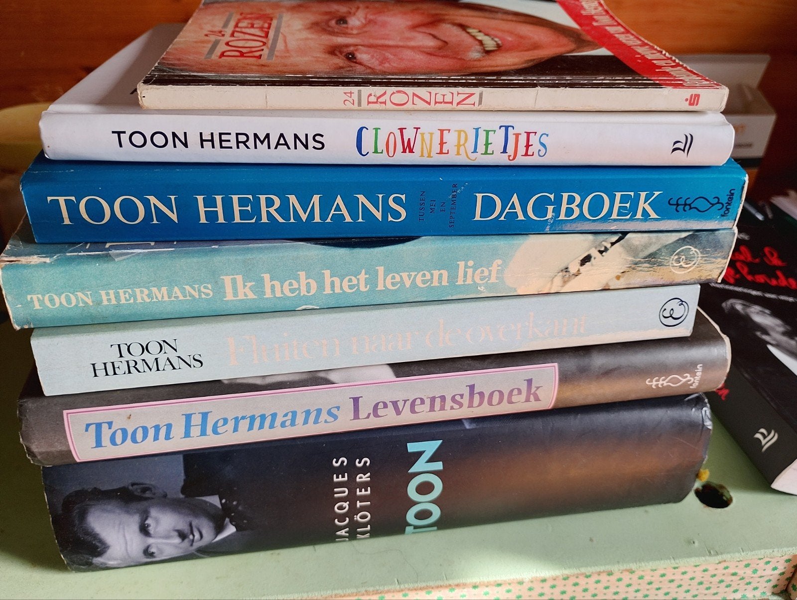 Boeken Toon Hermans (en 1 van Maurice Hermans), Ophalen of Verzenden, Gelezen