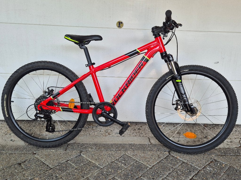 Mountainbike Rockrider 24 inch, Zo goed als nieuw, Schijfrem, Ophalen, Overige merken