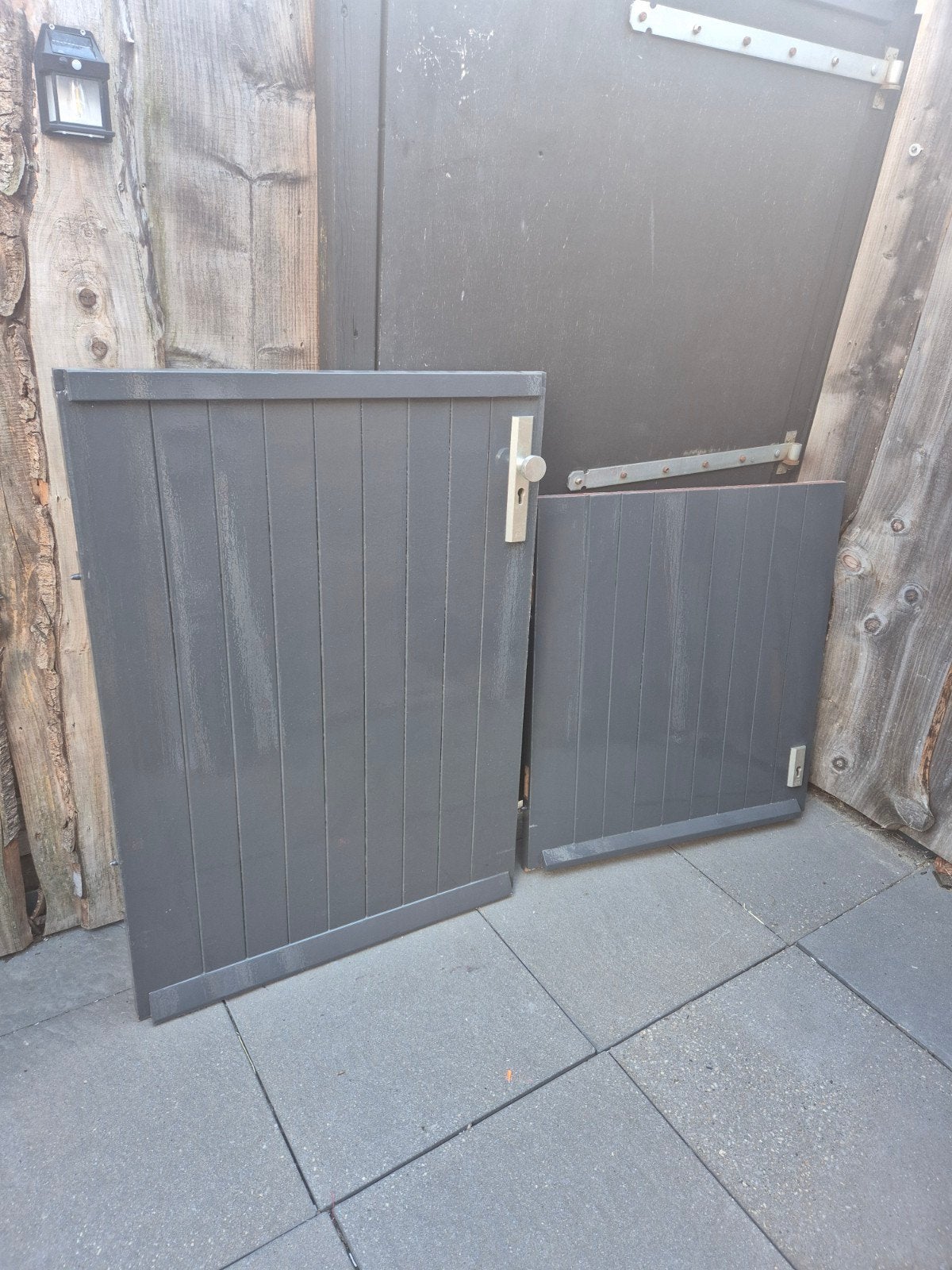 Hardhouten boeren buitendeur. 87.5x217cm., Ophalen, Gebruikt, 80 tot 100 cm, 215 cm of meer