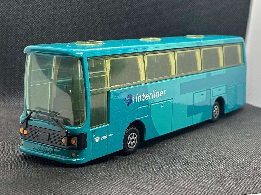 Majorette Bus Touringcar Interliner 1:50, Hobby en Vrije tijd, Modelauto's | 1:50, Verzenden, Zo goed als nieuw, Bus of Vrachtwagen