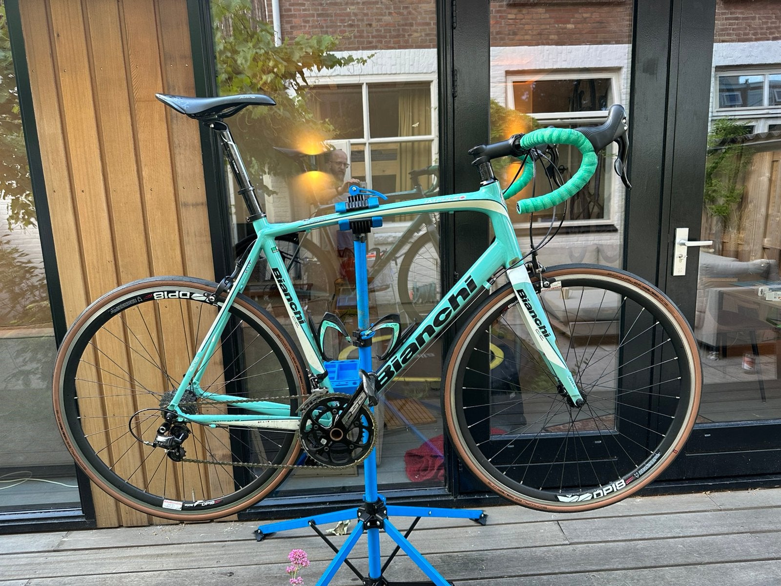 Bianchi Impulso 58cm met Campagnolo Veloce, 28 inch, Gebruikt, Aluminium, 15 tot 20 versnellingen