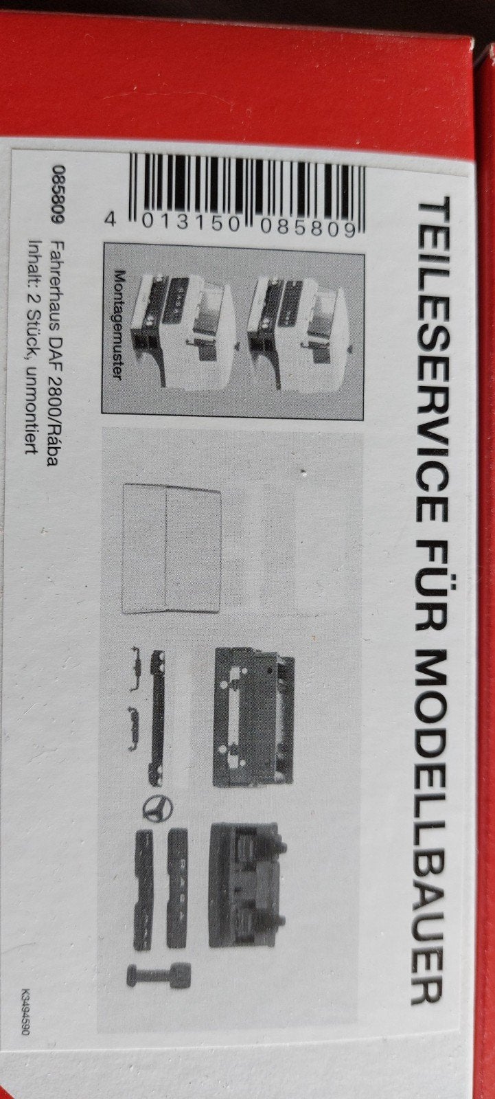 H0LK 0729 DAF/RABA 2800 KITS, KLIKSYSTEEM 1/87, Ophalen of Verzenden, Nieuw, Bus of Vrachtwagen, Overige merken