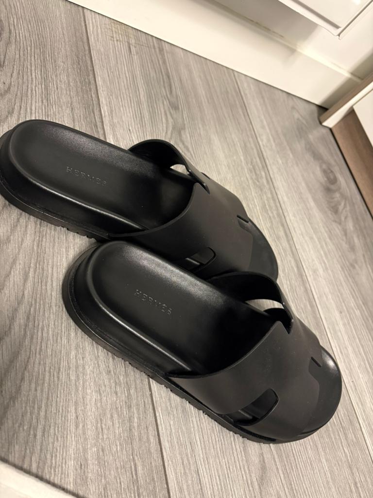 Hermes slippers, Kleding | Heren, Schoenen, Zwart, Nieuw, Ophalen, Slippers