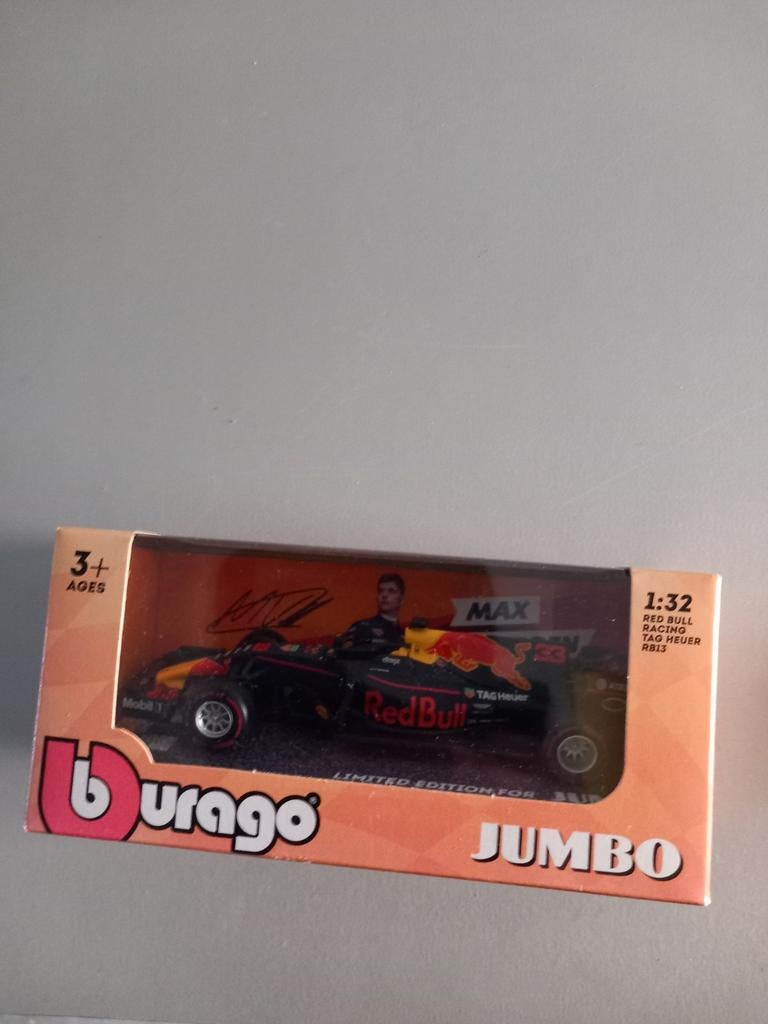 Burago Max Verstappen Red Bull RB13 1:32 Limited Edition, Ophalen of Verzenden, Nieuw, Auto, Overige merken