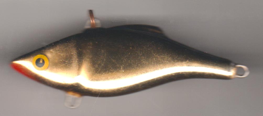 Vintage fishing lur +/- 7 cm. metaal, Verzenden, Zo goed als nieuw