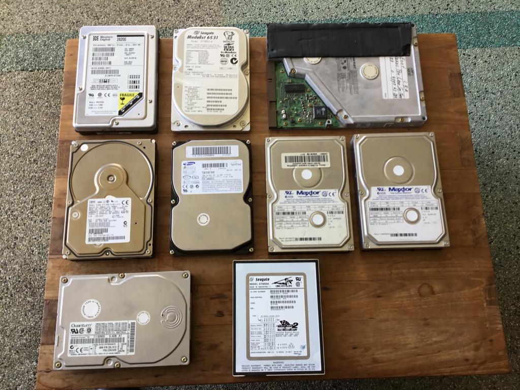 Harde schijven IDE HDD vintage retro partij, Computers en Software, Harde schijven, Intern, Gebruikt, HDD, Ophalen of Verzenden