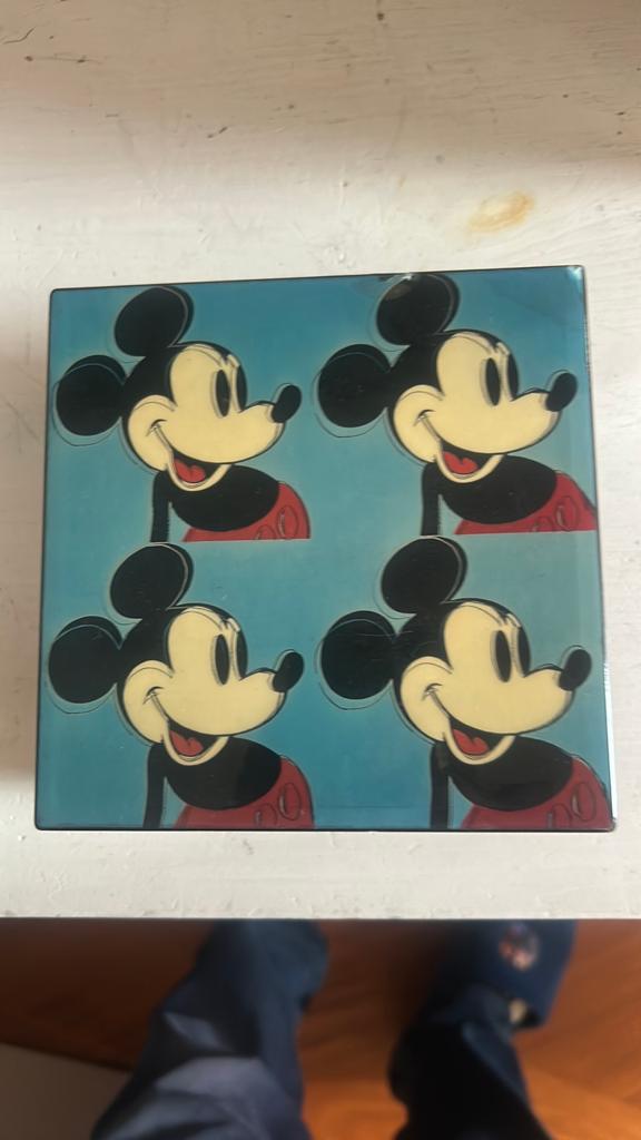 Mickey Mouse Houten Sieradendoosje, Ophalen of Verzenden, Mickey Mouse, Gebruikt, Overige typen