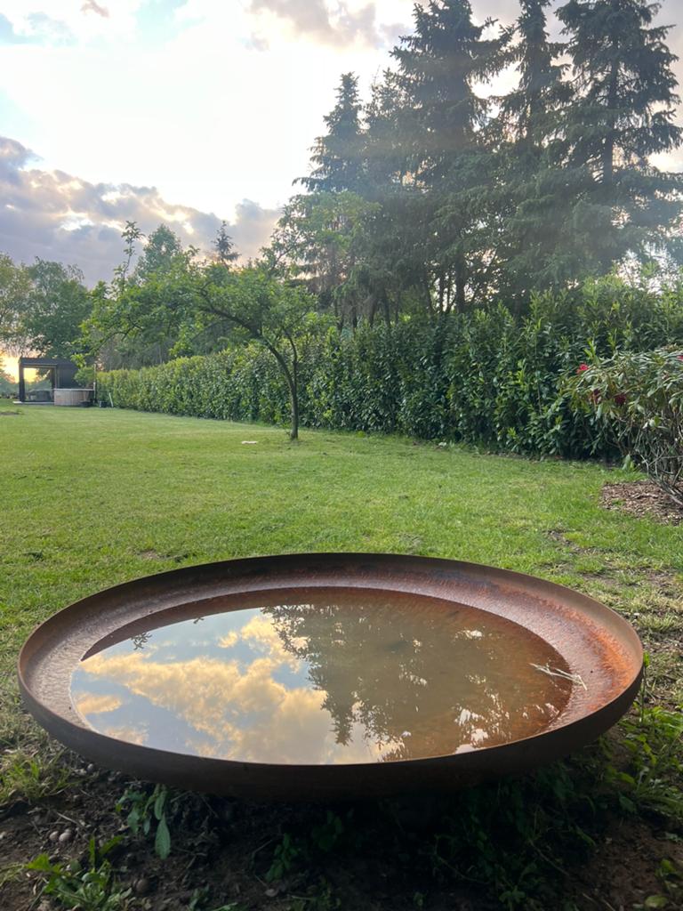 Waterschaal , vuurschaal , tankbodem, Tuin en Terras, Ophalen, Nieuw