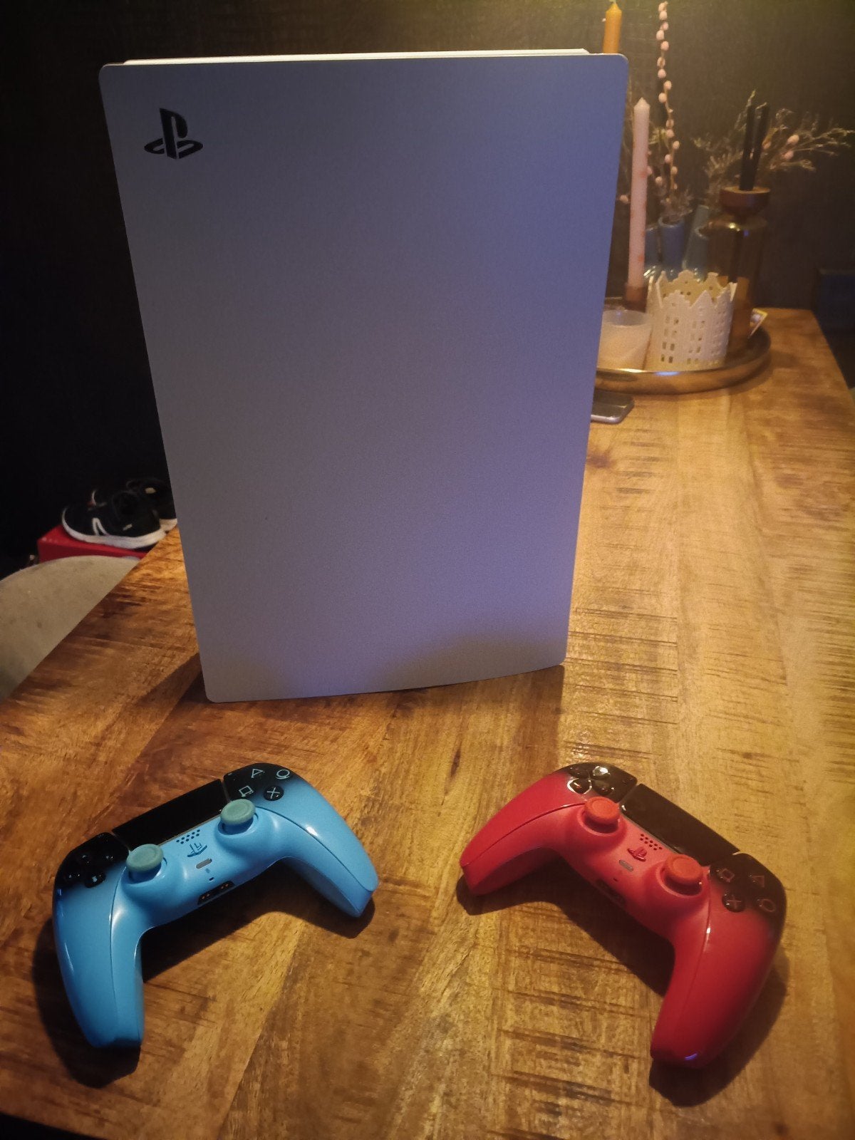 PlayStation 5 Disc Edition met 2 controllers, Ophalen, Zo goed als nieuw, Playstation 5